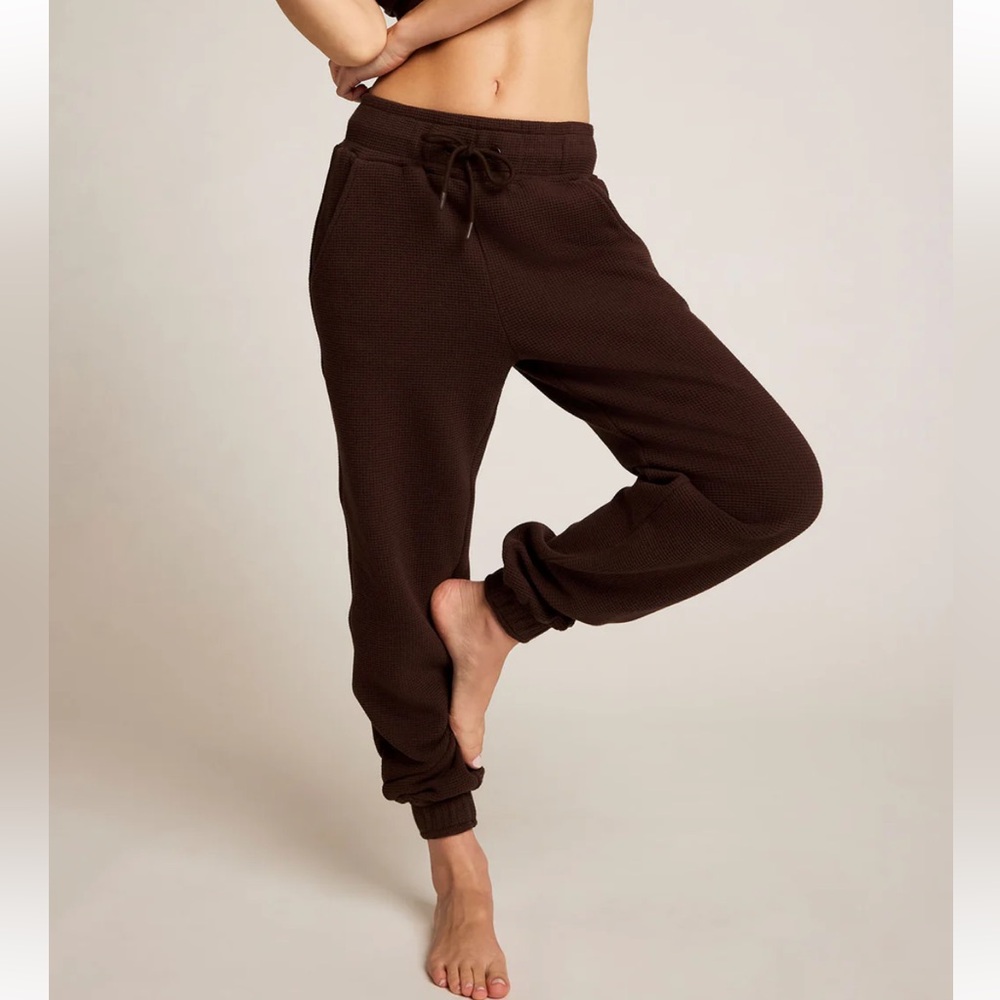 Negative Women’s brown waffle joggers size XS